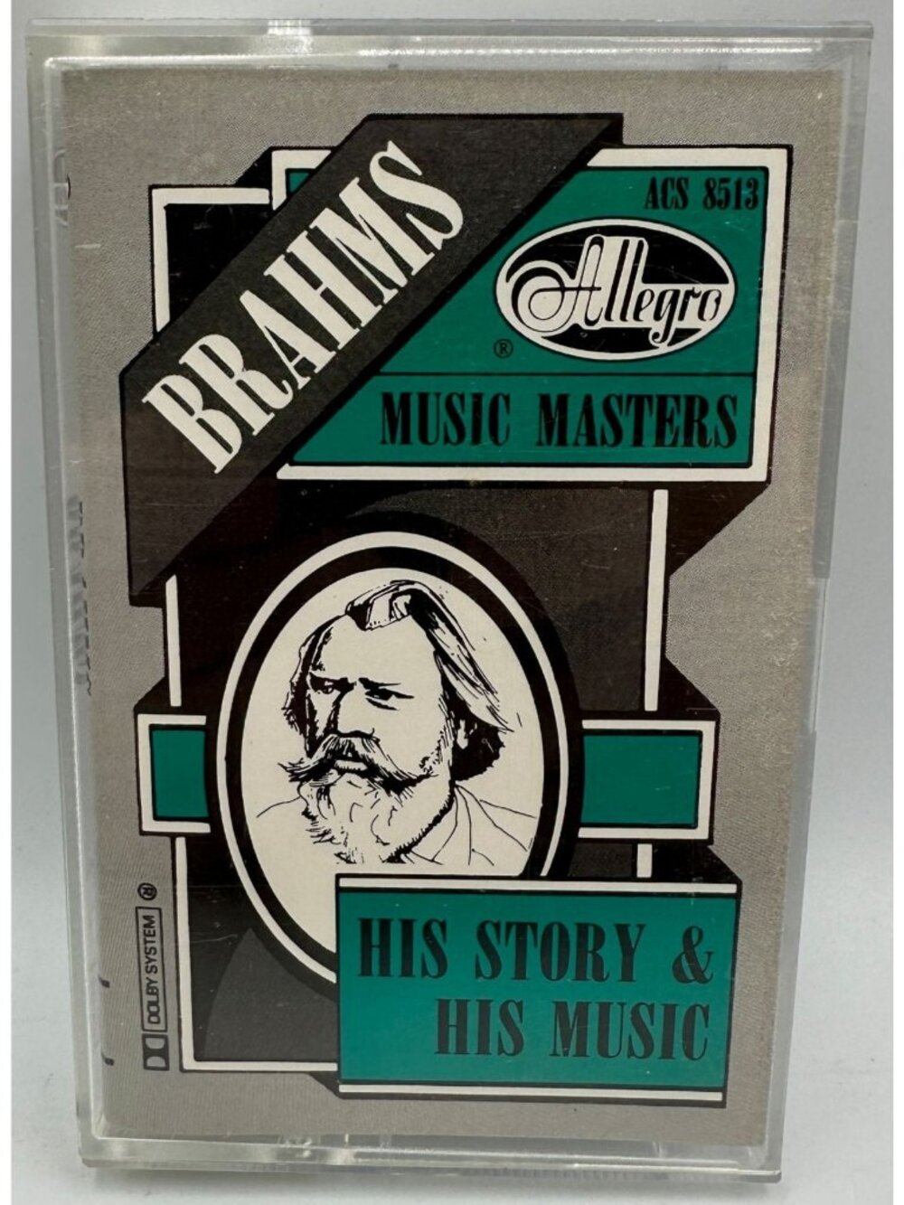 Brahms Music Masters Cassette His Story & His Music Narrated By Arthur Hannes